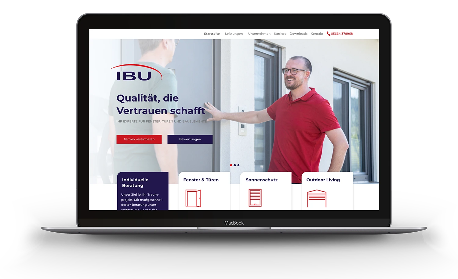 Beispiel-Webseite für deine Handwerker-Webseite